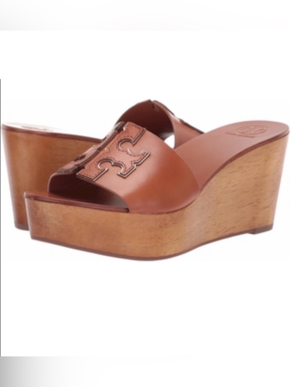 GORGEOUS Tory Burch Ines Platform Wedge Slides - Picture 3 of 6